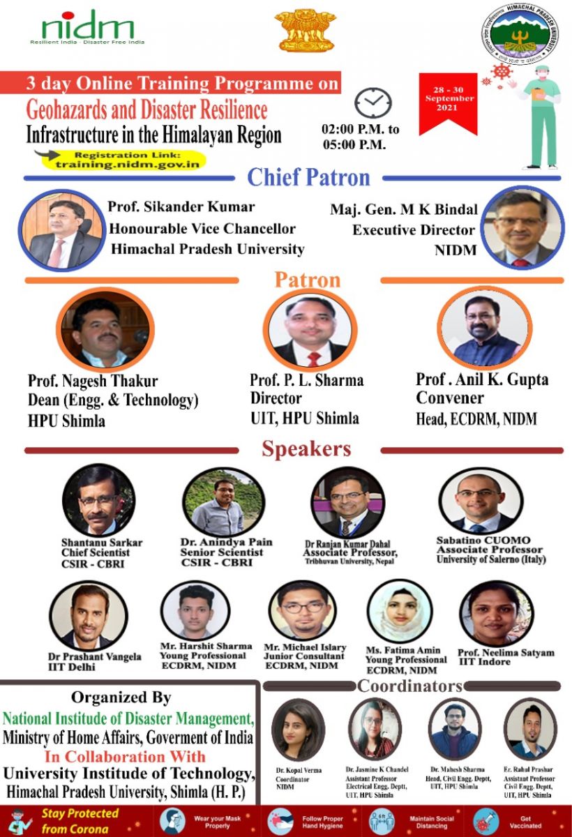 NIDM Sponsored Training Program